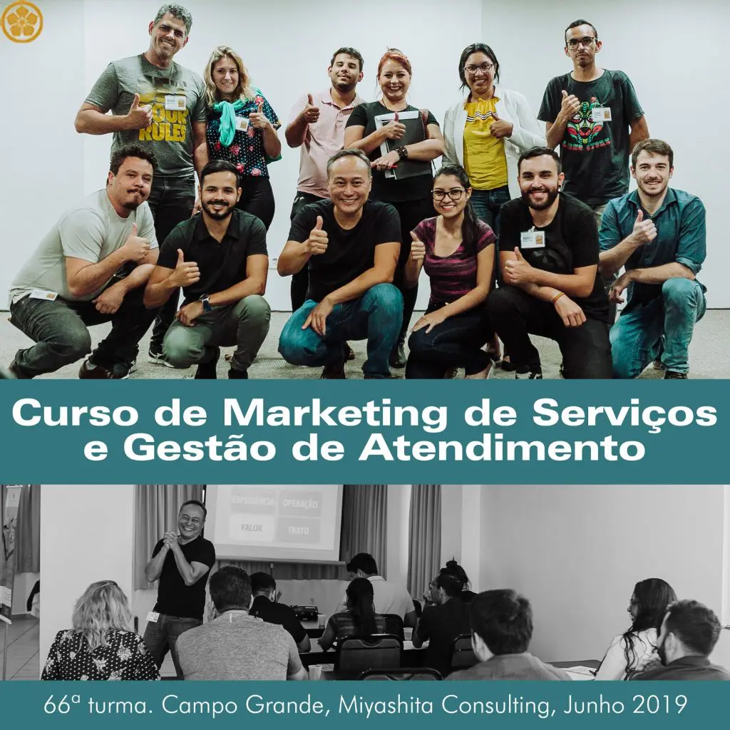 66ª turma do Curso de Marketing de Serviços e Gestão de Atendimento, edição Campo Grande, MS