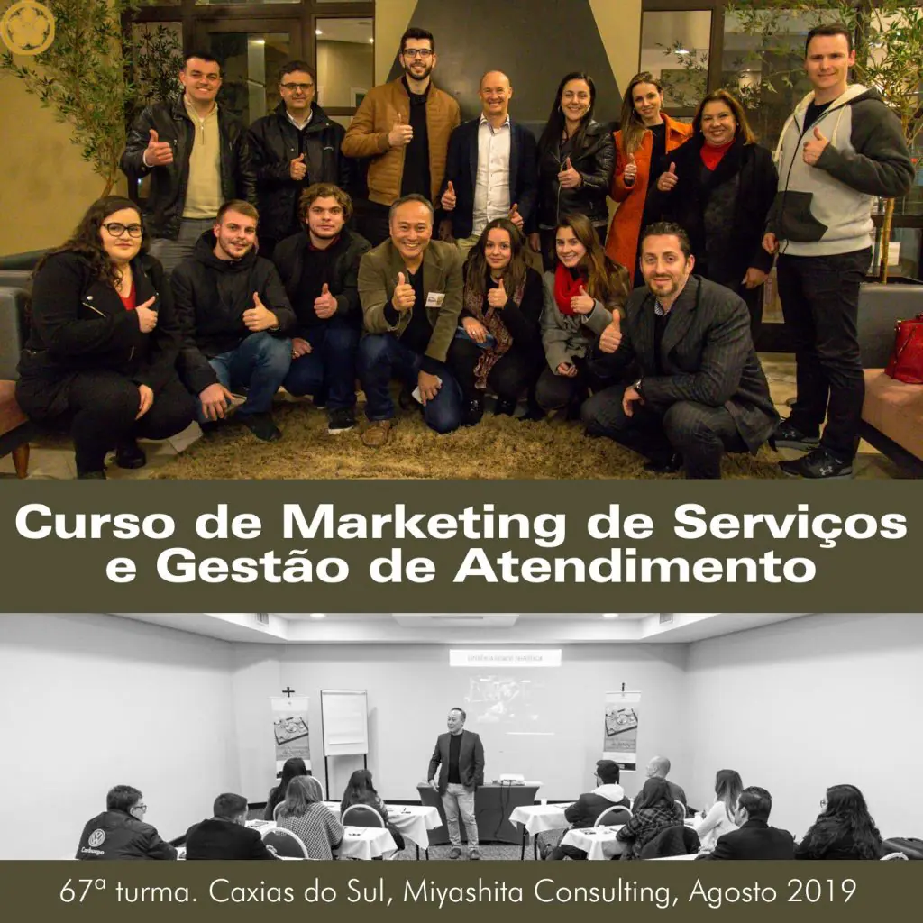 67ª turma do Curso de Marketing de Serviços e Gestão de Atendimento, edição Caxias do Sul