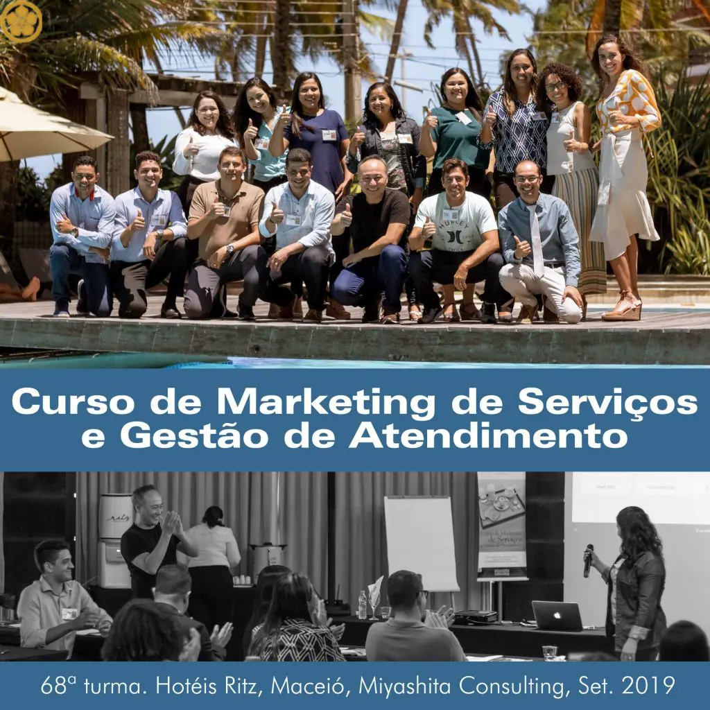 68ª turma do Curso de Marketing de Serviços e Gestão de Atendimento, edição Maceió, in company Hotéis Ritz