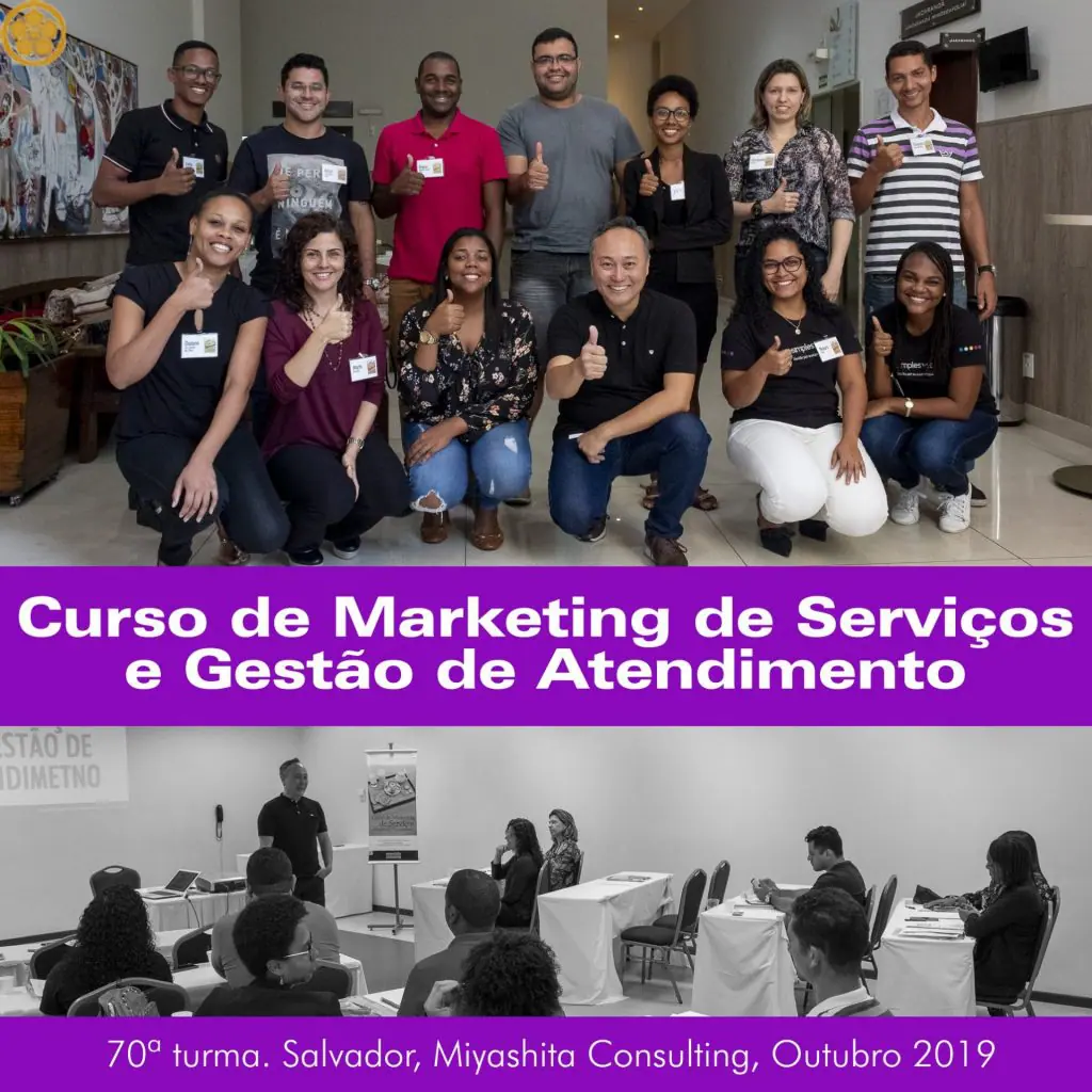 70ª turma do Curso de Marketing de Serviços e Gestão de Atendimento, edição Salvador