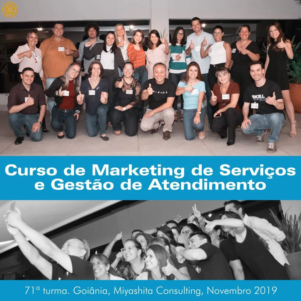 71ª turma do Curso de Marketing de Serviços e Gestão de Atendimento, edição Goiânia