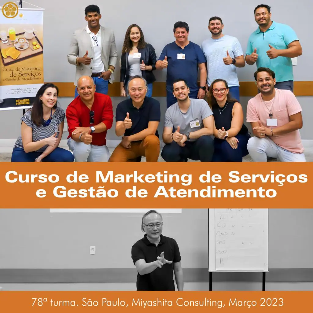 78ª turma do Curso de Marketing de Serviços e Gestão de Atendimento, edição São Paulo