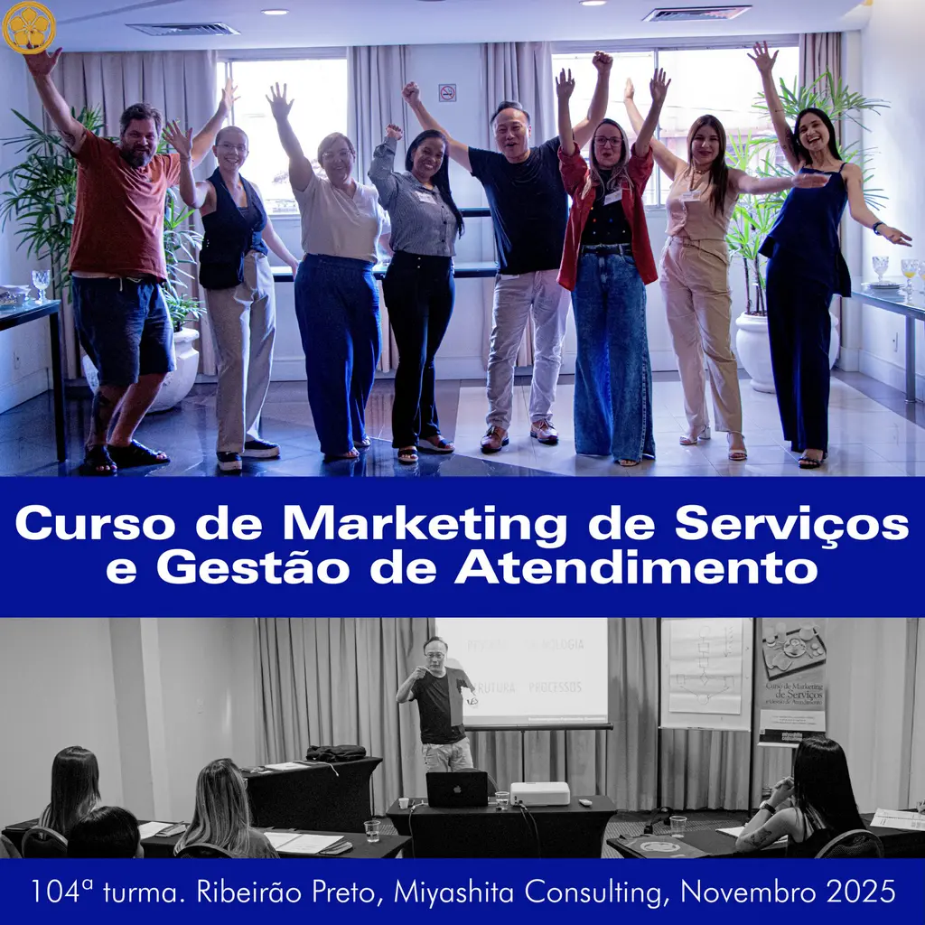 104ª turma do Curso de Marketing de Serviços e Gestão de Atendimento. Edição Ribeirão Preto, SP
